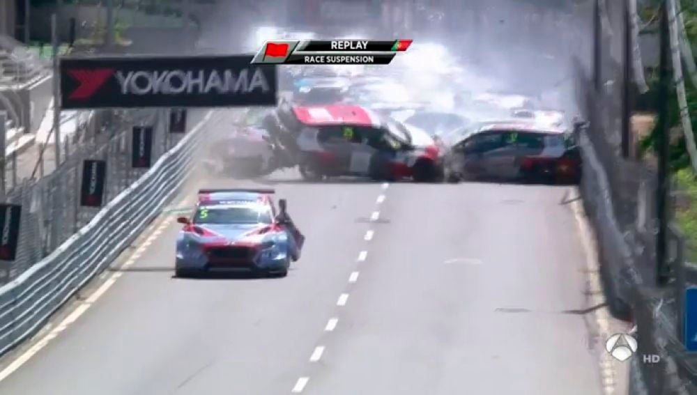 Brutal accidente
