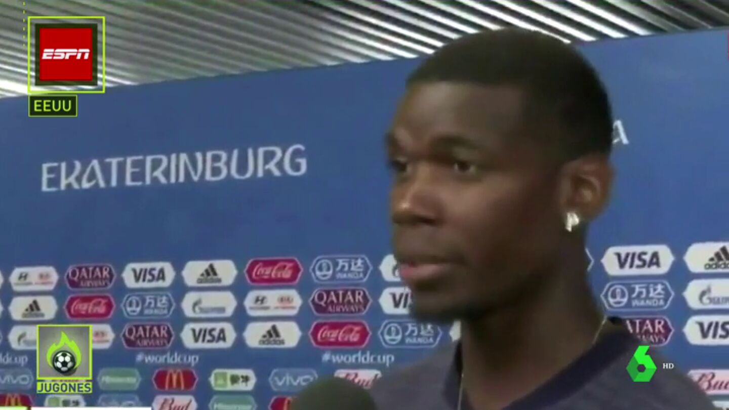 Pogba sorprende al mundo con su dominio del espa&ntilde;ol