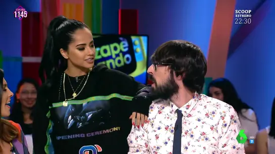 El encuentro más esperado entre Becky G y Quique Peinado El encuentro más esperado entre Becky G y Quique Peinado