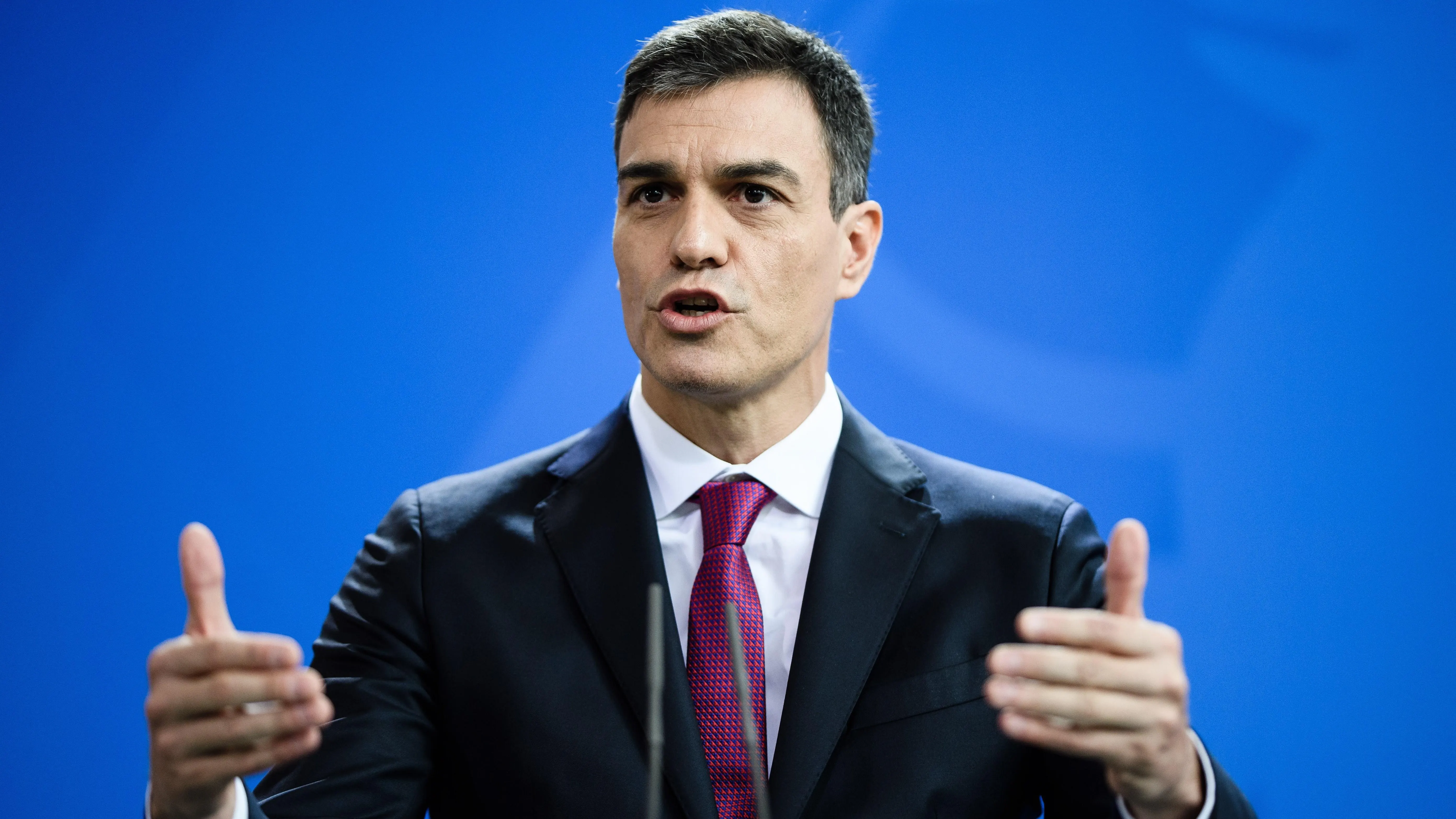 El presidente del Gobierno español, Pedro Sánchez