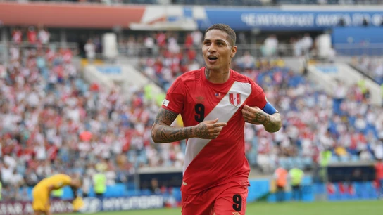 Paolo Guerrero celebra su histórico gol ante Australia Paolo Guerrero celebra su histórico gol ante Australia