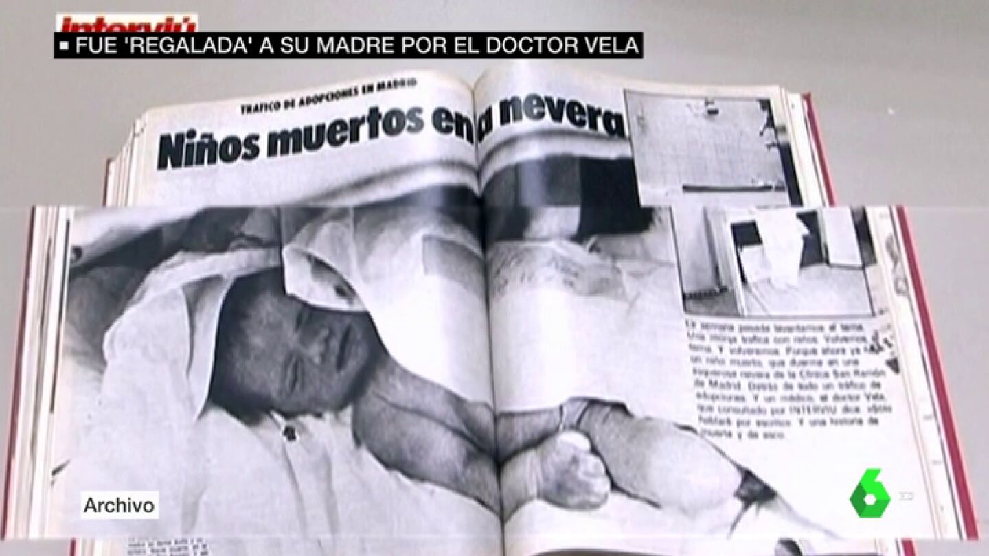 Imagen de un beb&eacute; robado en un art&iacute;culo de Intervi&uacute;