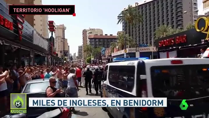 Los hooligans provocan serios disturbios en Benidorm