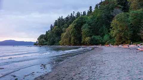 Las mejores playas nudistas del mundo Playa Wreck (Vancouver - Canadá)
