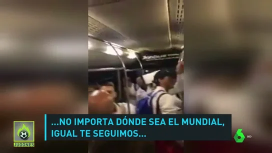 La euforia de los jugadores argentinos tras la victoria La euforia de los jugadores argentinos tras la victoria