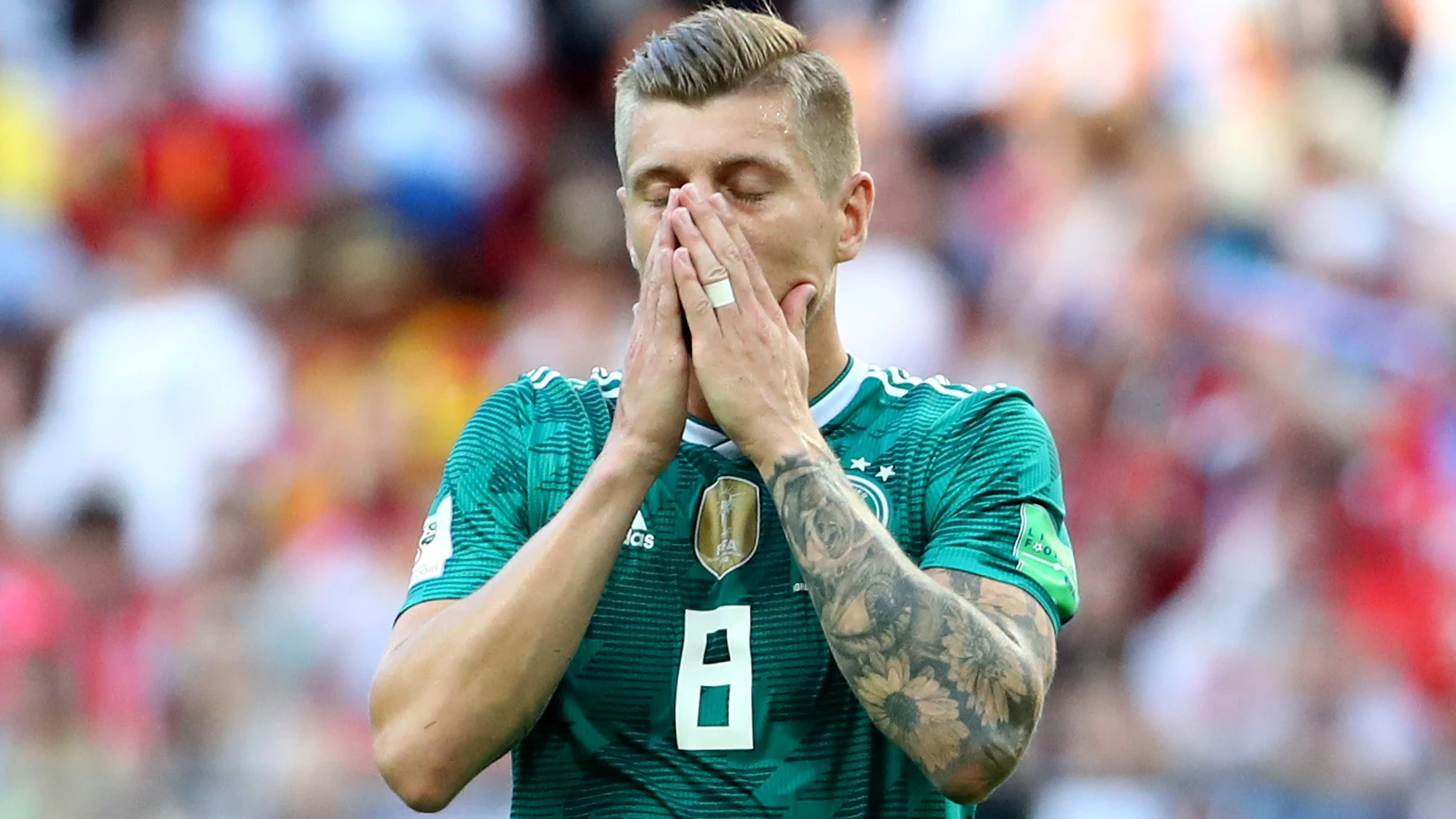 Kroos se lamenta tras la eliminación de Alemania