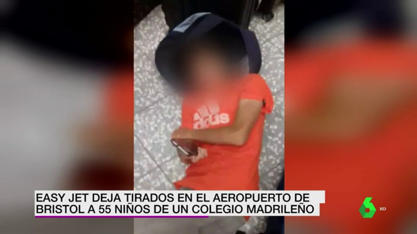 M&aacute;s de 50 ni&ntilde;os espa&ntilde;oles se quedan tirados en el aeropuerto de Bristol por la cancelaci&oacute;n de un vuelo de Easyjet
