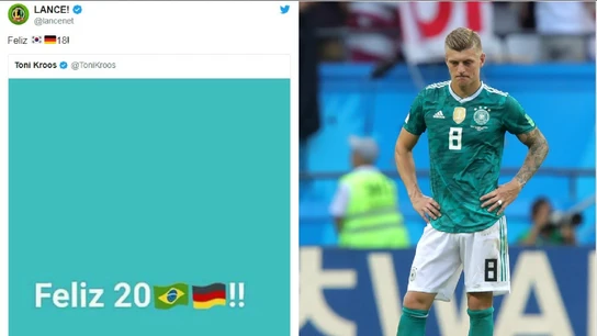 Lance se 'venga' de Kroos Lance se 'venga' de Kroos