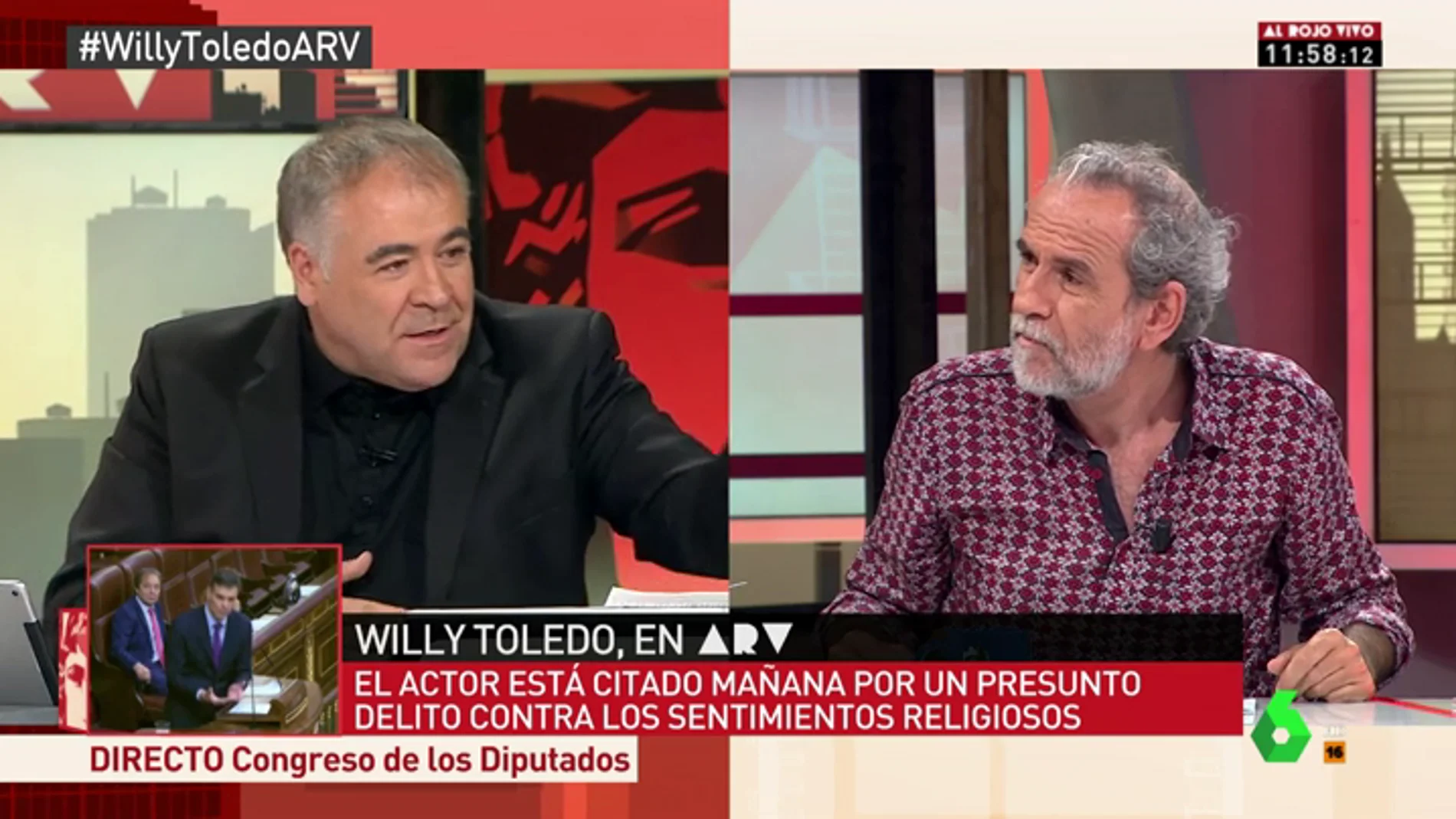 El mensaje de Willy Toledo a la Asociación de Abogados Cristianos: "Las vírgenes también tienen coño"