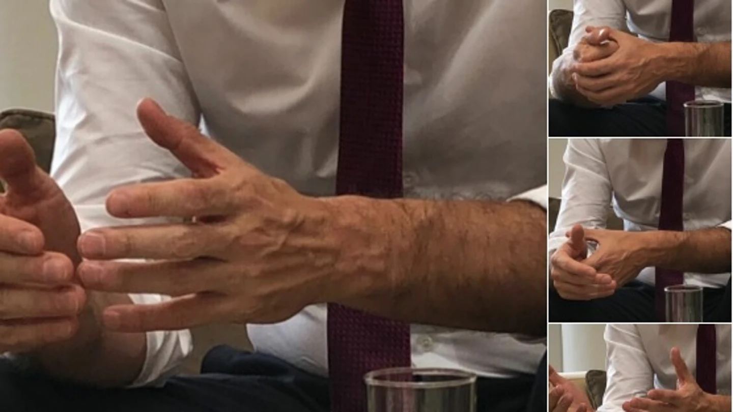 Manos de Pedro Sánchez Manos de Pedro Sánchez