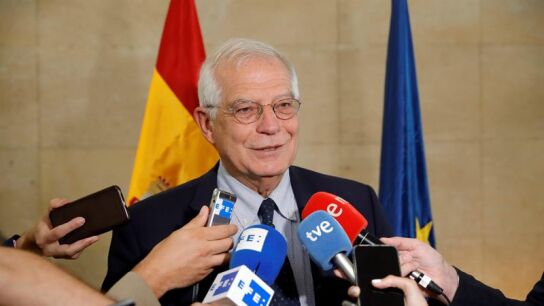Josep Borrell ante los medios
