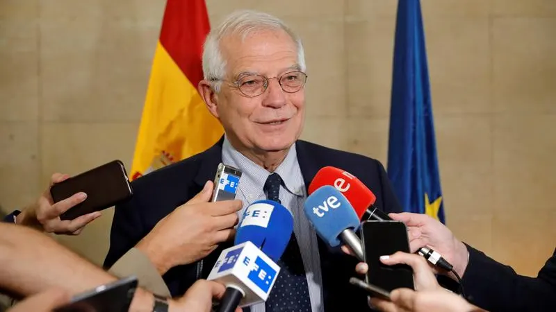 Josep Borrell ante los medios