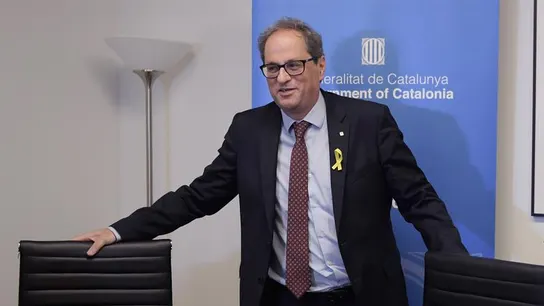 El presidente de la Generalitat de Cataluña, Quim Torra El presidente de la Generalitat de Cataluña, Quim Torra
