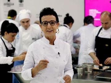 Imagen de archivo de la chef, Carme Ruscalleda, durante su participación en uno de los talleres de alta cocina organizada en el marco del Salón Alimentaria Imagen de archivo de la chef, Carme Ruscalleda, durante su participación en uno de los talleres de alta cocina organizada en el marco del Salón Alimentaria