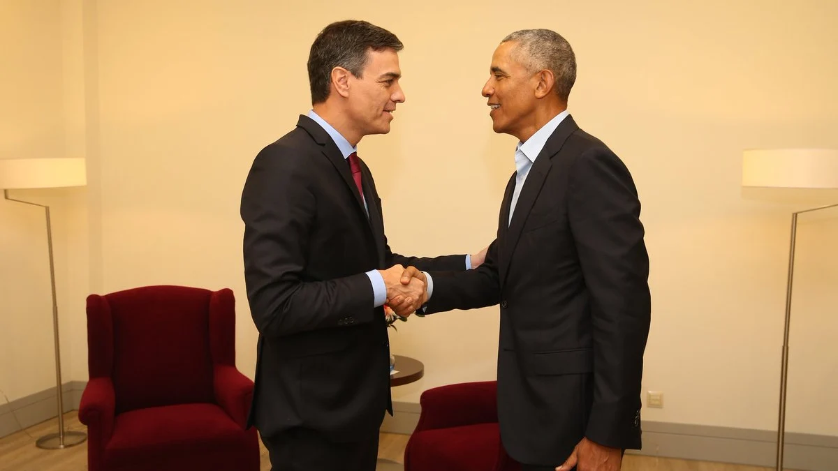 Pedro Sánchez se reúne con Barack Obama