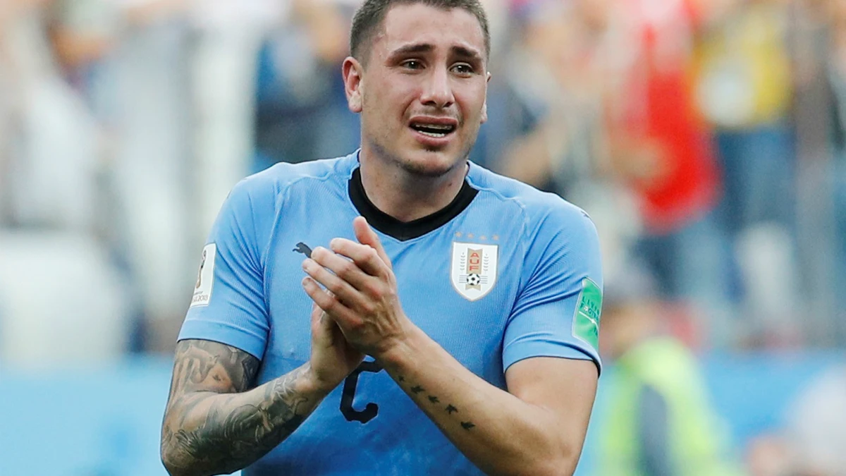 Giménez, llorando