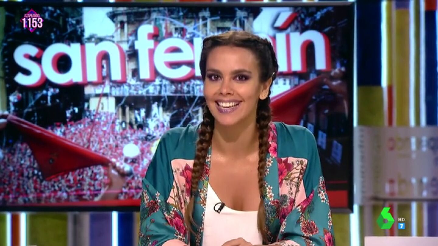 Cristina Pedroche da el chupinazo en Zapeando cantando el cl&aacute;sico "&iexcl;Camarero!"