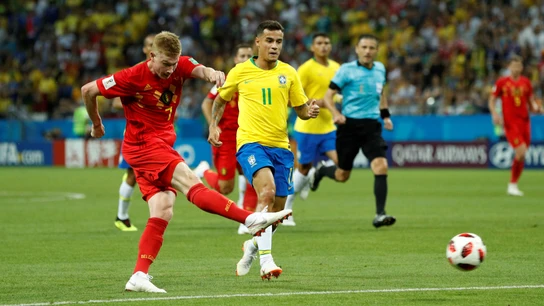 Gol de De Bruyne a Brasil Gol de De Bruyne a Brasil