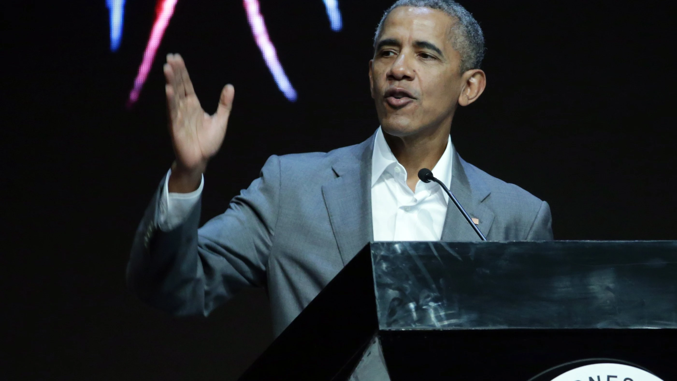 Barack Obama, durante una visita a Indonesia 