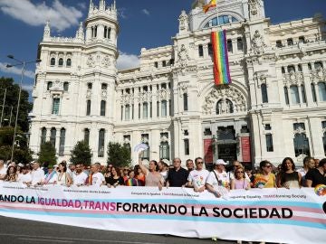 Cabecera de la manifestación del Orgullo Gay 2018 Cabecera de la manifestación del Orgullo Gay 2018