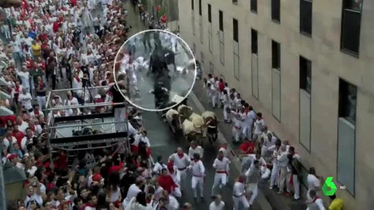 Mejores momentos del primer encierro de San Fermín 2018 Mejores momentos del primer encierro de San Fermín 2018TOS