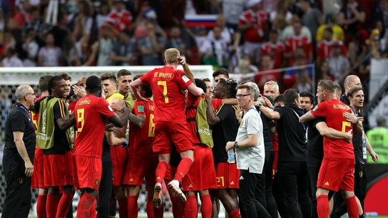 Bélgica celebra una victoria Bélgica celebra una victoria