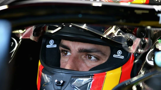 Carlos Sainz, en su cockpit Carlos Sainz, en su cockpit