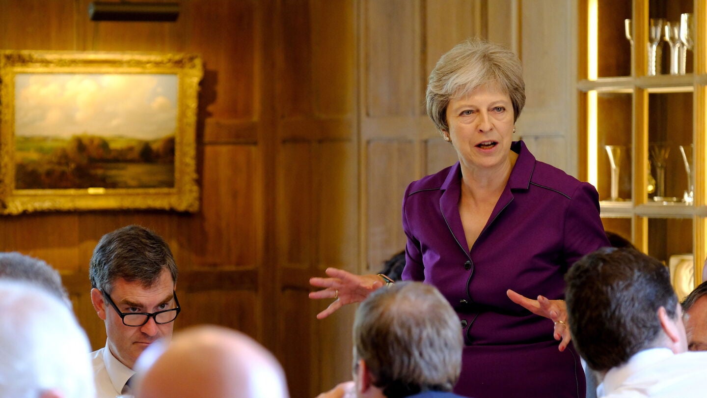 Theresa May, primera ministra brit&aacute;nica