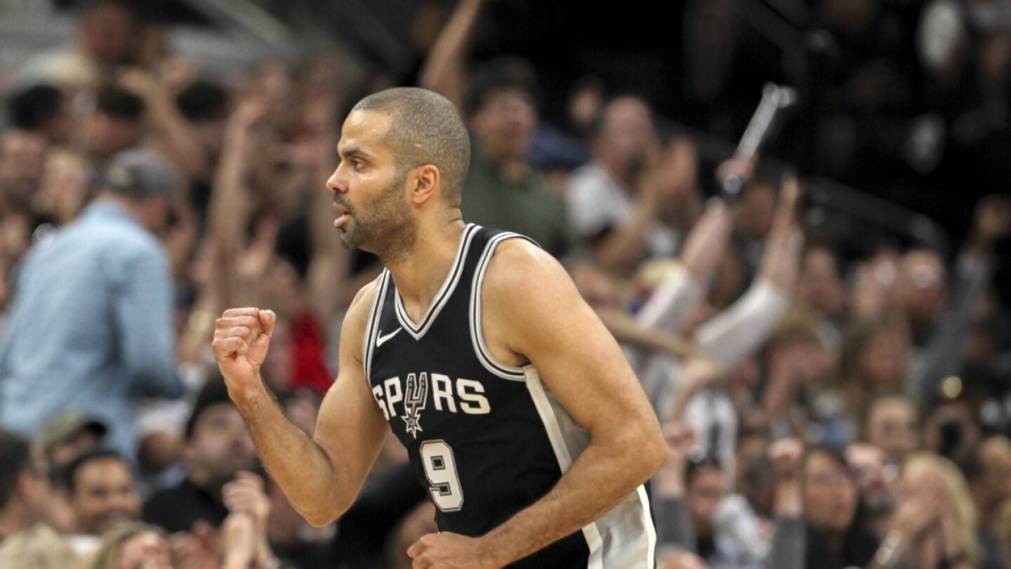 Tony Parker, con los Spurs