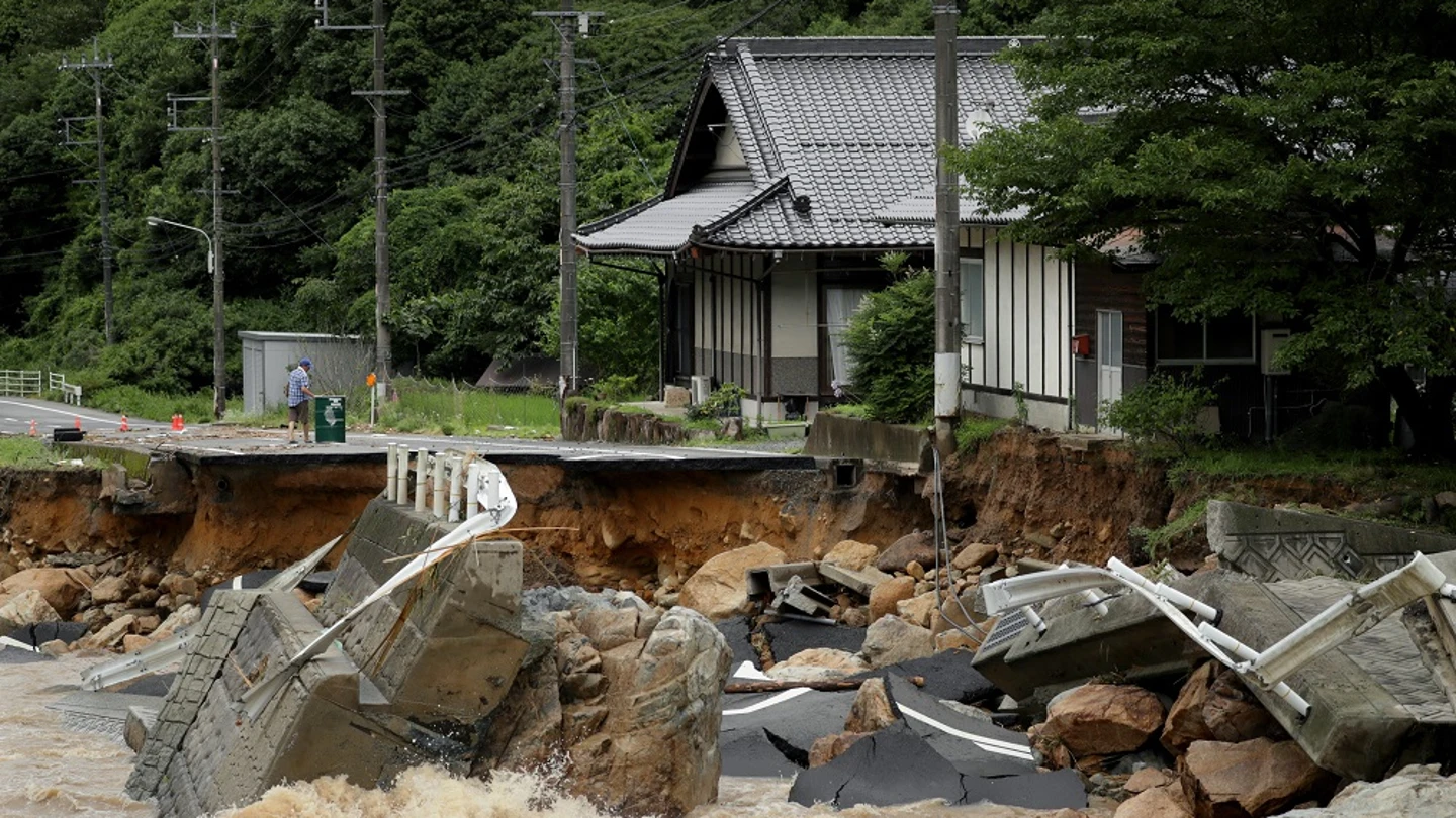 Lluvias torrenciales en Japón Lluvias torrenciales en Japón