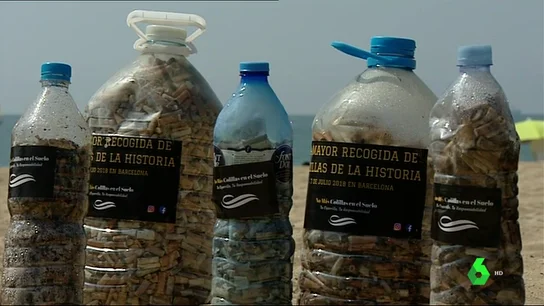 Comienza la mayor recogida de colillas para denunciar el peligro medioambiental Comienza la mayor recogida de colillas para denunciar el peligro medioambiental