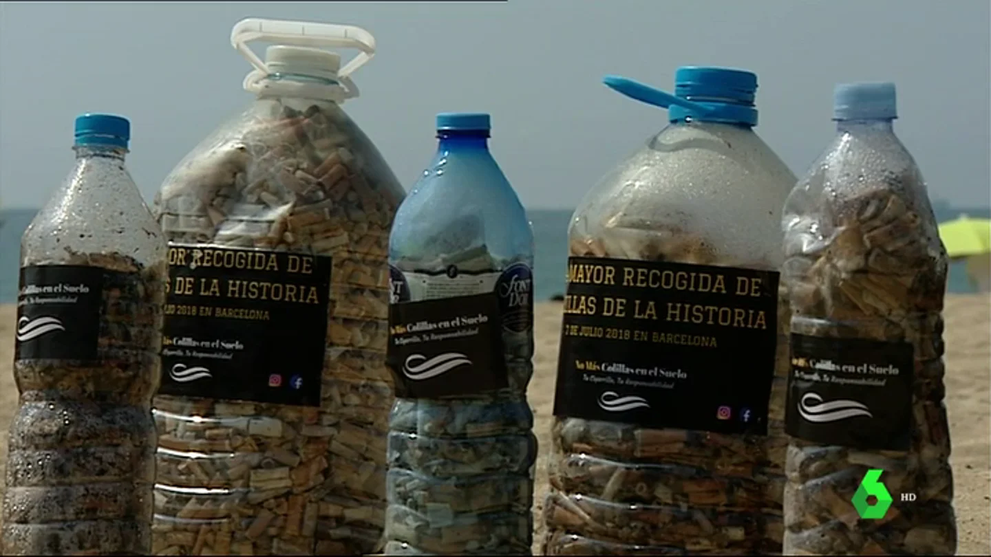Comienza la mayor recogida de colillas para denunciar el peligro medioambiental Comienza la mayor recogida de colillas para denunciar el peligro medioambiental