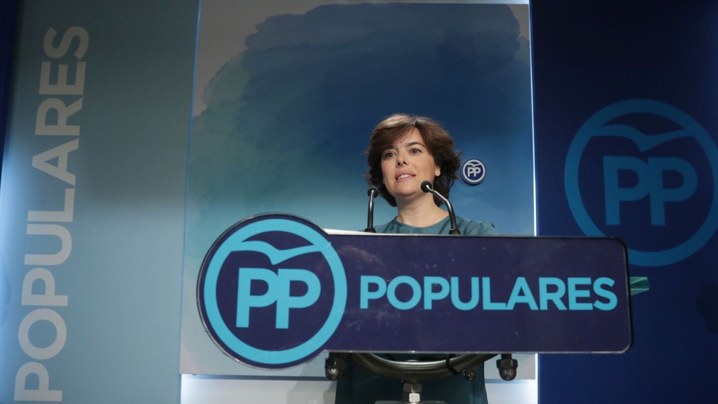 La exvicepresidenta del Gobierno, Soraya S&aacute;enz de Santamar&iacute;a
