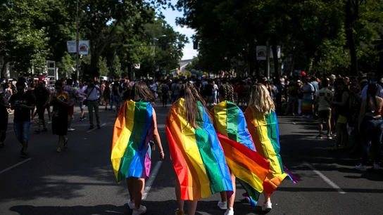 Asistentes a la manifestación del Orgullo 2018 Asistentes a la manifestación del Orgullo 2018