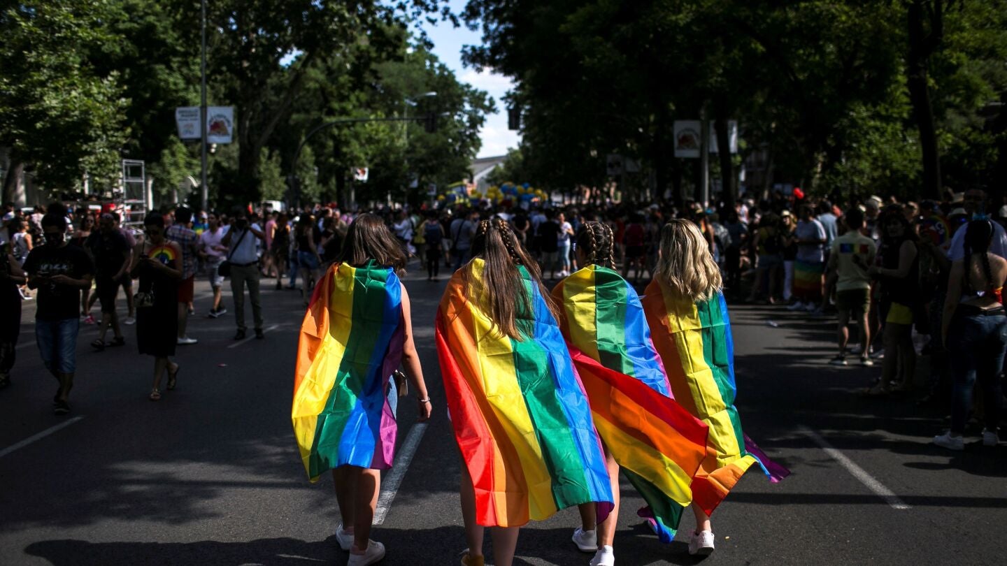 Asistentes a la manifestaci&oacute;n del Orgullo 2018