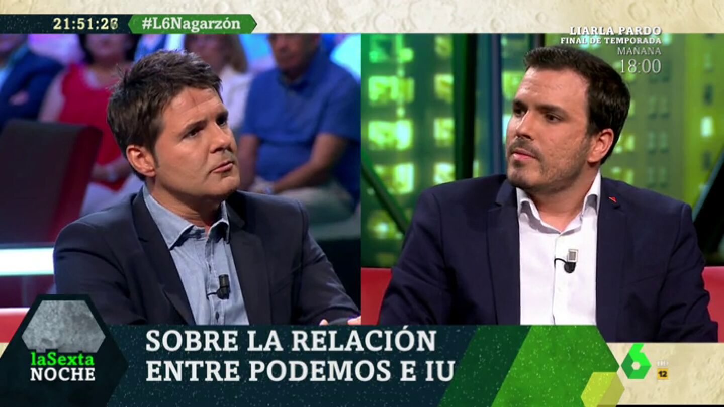 Alberto Garz&oacute;n en laSexta Noche