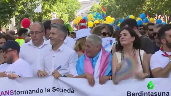 Ministros en la manifestación del Orgullo Ministros en la manifestación del Orgullo