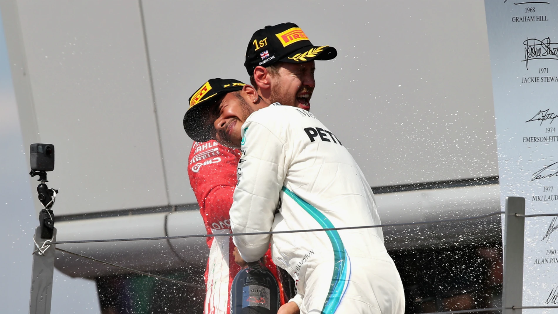 Vettel, con Hamilton