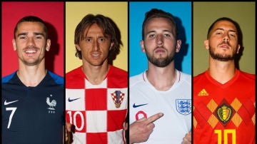 Francia, Croacia, Inglaterra o Bélgica, a por el Mundial