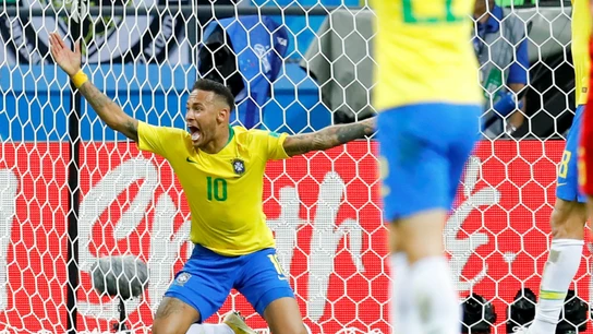 Neymar protesta Neymar protesta