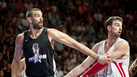 Marc y Pau Gasol, en un partido Marc y Pau Gasol, en un partido