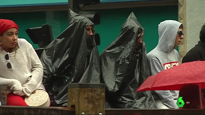 La lluvia, protagonista de los Sanfermines