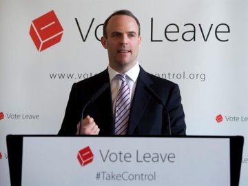 El nuevo ministro británico para el Brexit, Dominic Raab El nuevo ministro británico para el Brexit, Dominic Raab