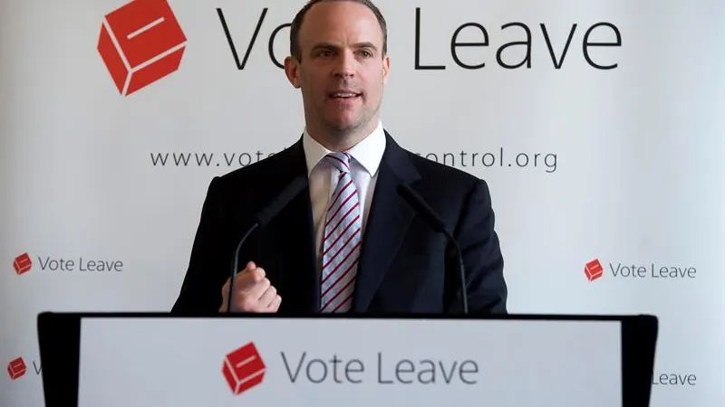 El nuevo ministro británico para el Brexit, Dominic Raab El nuevo ministro británico para el Brexit, Dominic Raab
