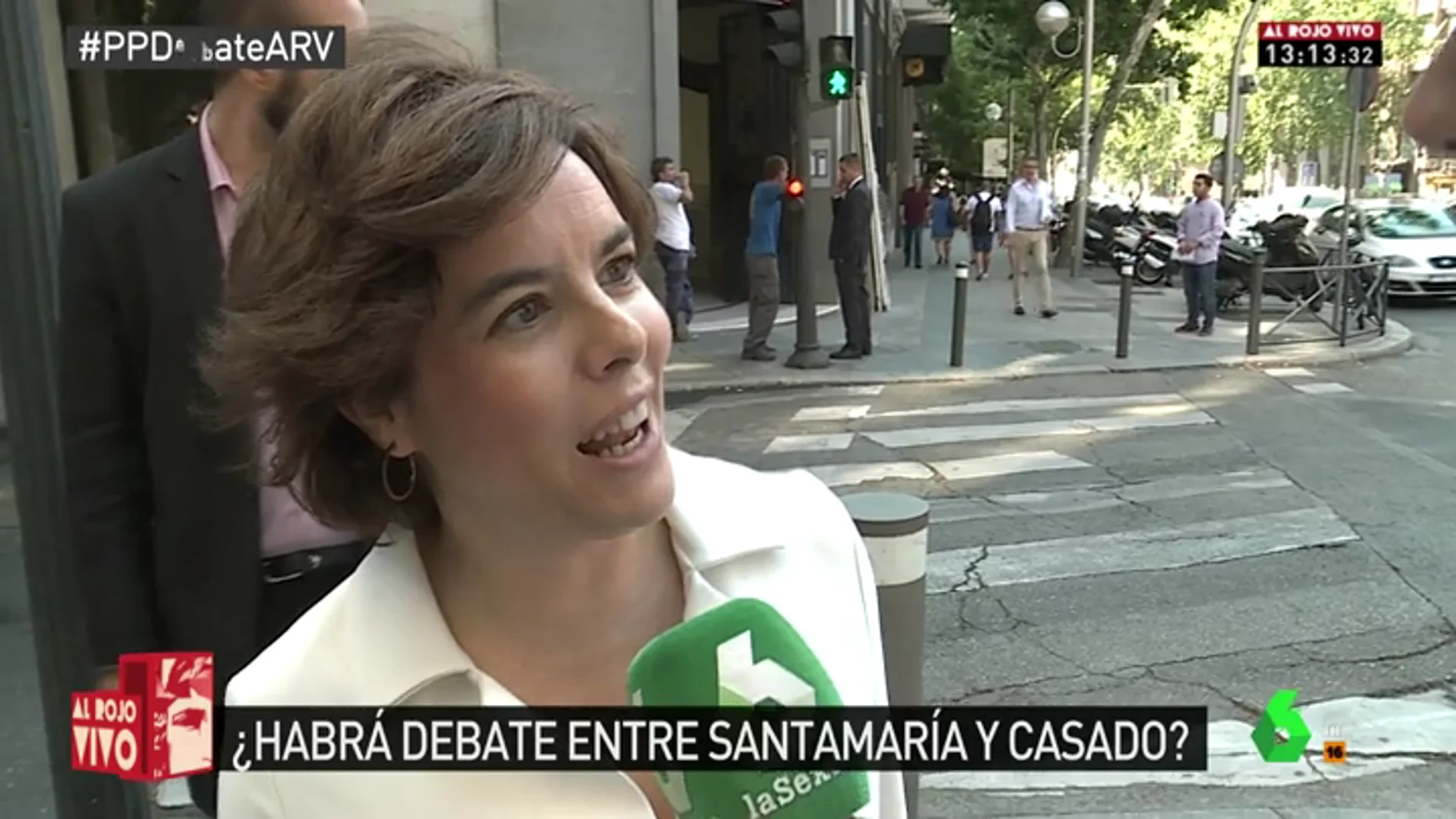 Santamaría está dispuesta a debatir con Casado, pero cree que "hay que dar prioridad al diálogo por el acuerdo"