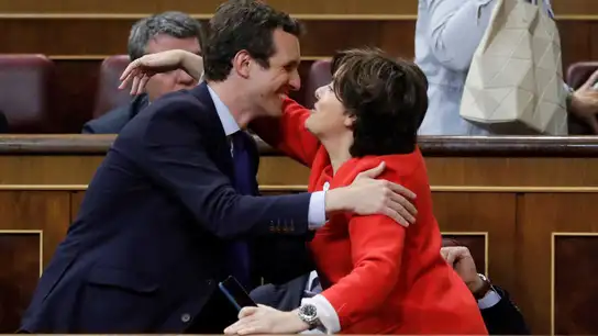 Soraya Sáenz de Santamaría y Pablo Casado Soraya Sáenz de Santamaría y Pablo Casado