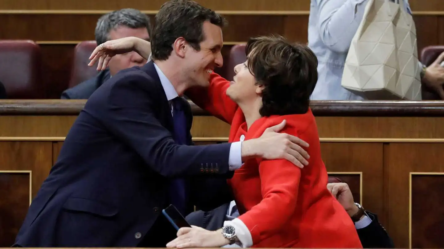 Soraya Sáenz de Santamaría y Pablo Casado Soraya Sáenz de Santamaría y Pablo Casado