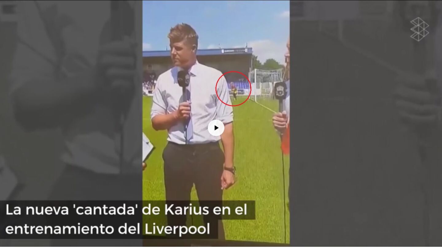 La nueva 'cantada' de Karius