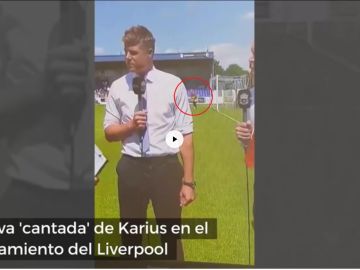 La nueva 'cantada' de Karius La nueva 'cantada' de Karius