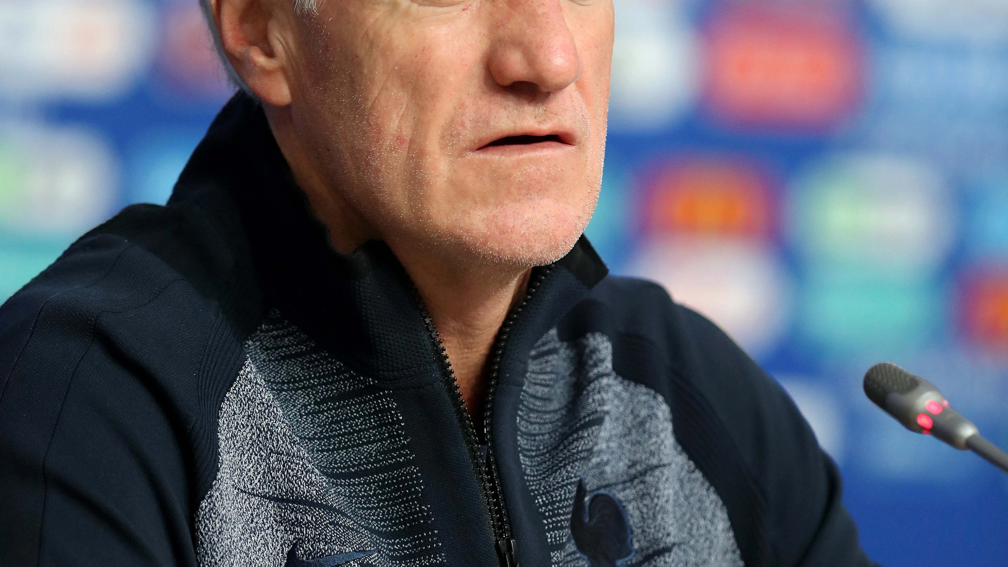 Deschamps en rueda de prensa